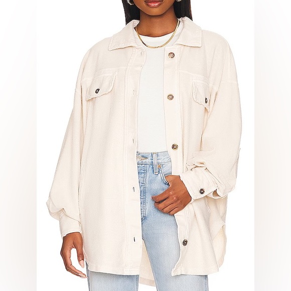 Free People Tops - Free People Ruby Jacket, Champagne Dreams, size L